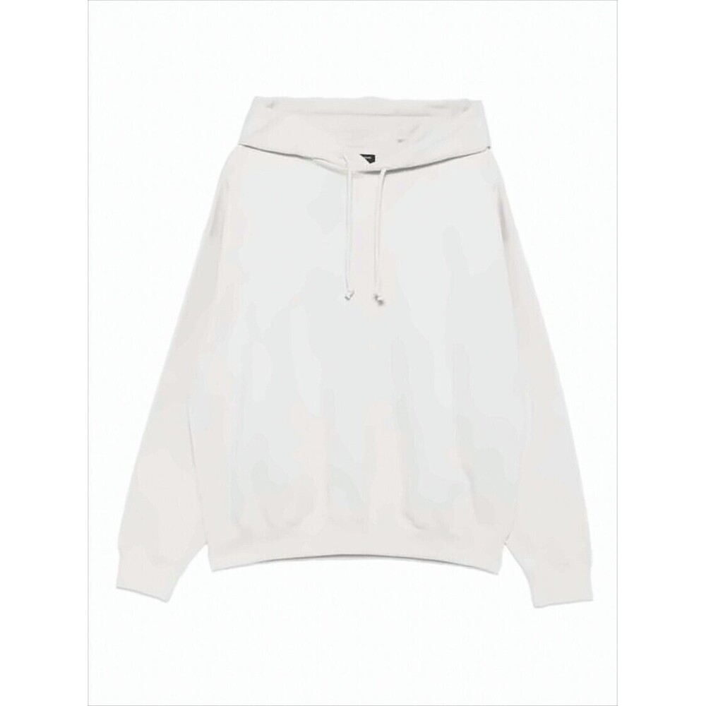 Y-3 Relaxed Fit White Hoodie with Minimalist Design